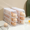 Cross-Border Folding Egg Storage Box for Home Kitchen Stackable Multi-Layer Side Door Refrigerator Storage Box Egg Rack