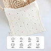Four-layer gauze baby saliva towel floral newborn baby face towel handkerchief cute absorbent children's small square towel