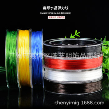 Stretch line flat crystal bracelet string bead elastic string Buddha beads string elastic rope wholesale