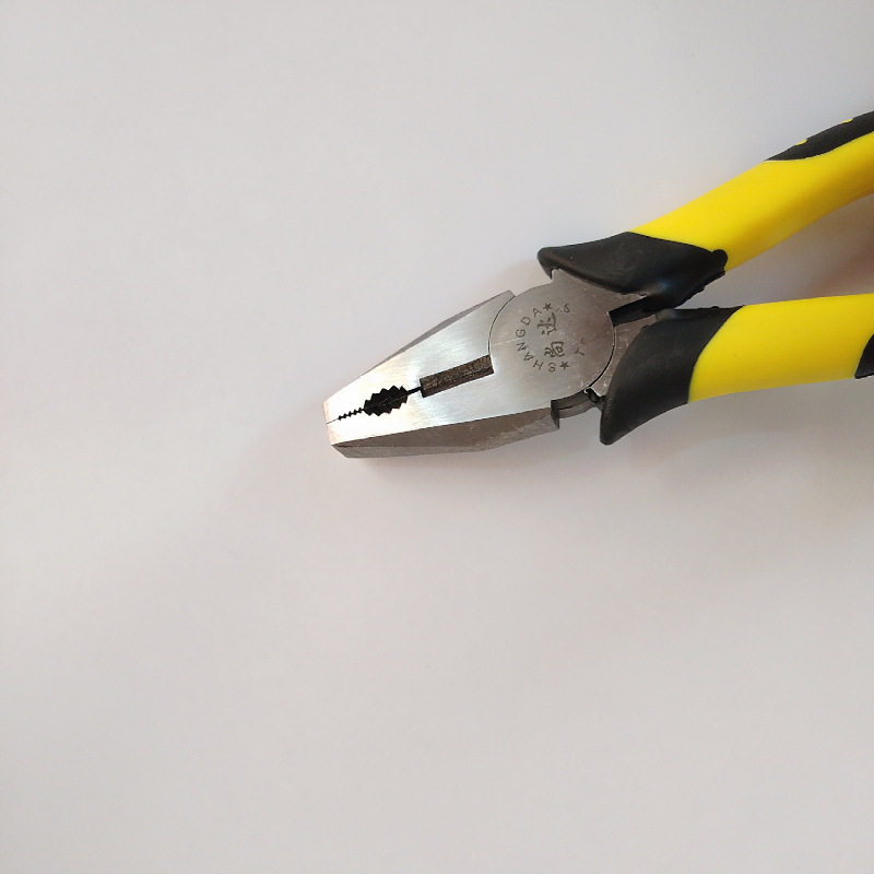 虎皮柄8寸钢丝钳多功能手动老虎钳子五金工具家用钢丝钳剥线钳