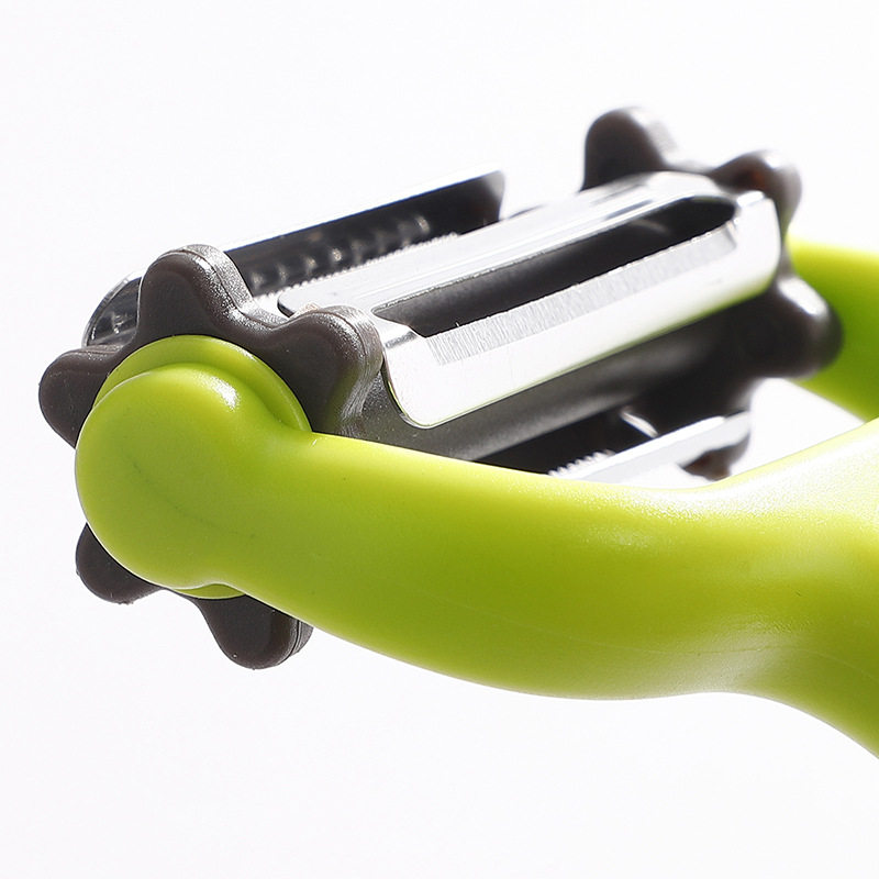 Paring Knife Three-In-One Multifunctional Fruit Knife Card Packaging Apple Scraper Potato Grater Peeler Melon Planer