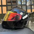 Bright Black with colorful red