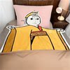 Funny Funny Funny See Why Don't I Kneel Emperor Longtu Funny Dormitory Flannel Gift Nap Blanket Bed Blanket