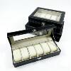 Cross-Border Hot-Selling Factory Direct Sales Wholesale Watch Box Storage Box 3-Slot 6-Slot 10-Slot 12-Slot Jewelry Box Packaging Box