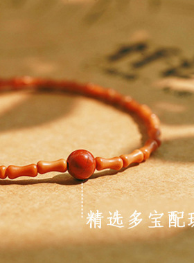 天然橄榄核手链文玩念珠多手串细款极细女手环散珠素珠配饰