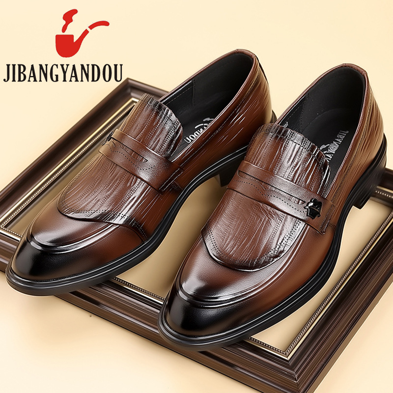 Giày Da Nữ Chất Liệu Da Bò Đế Mềm