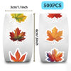 500 sheets/roll roll roll paste cross-border hot tape cartoon maple leaf paste hand account material decorative envelope sealing sticker