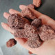 Red volcanic rock fish pond filtration sewage treatment wetland engineering garden landscaping particles mixing soil pavement volcanic rock