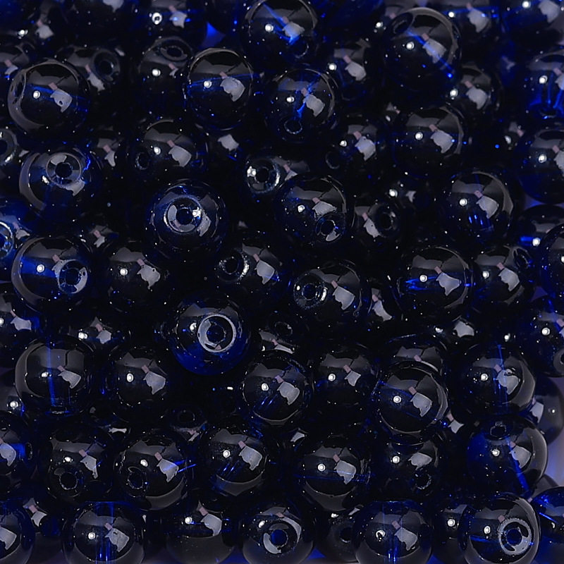 玻璃仿玉圆珠纯色散珠手工diy玉髓手链项链散珠子琉璃珠饰品配件