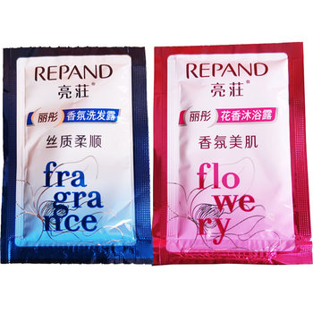 Liangzhuang Bagged Shampoo 10g Travel Trial Sample Soft Shower Gel Anti-Dandruff Shampoo Bath Floral Fragrance