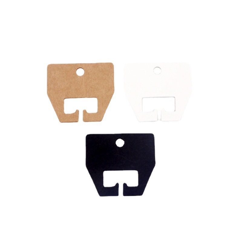 Spot wholesale blank grab hairpin card Kraft paper jewelry packaging card headdress display card can be hot stamping logo