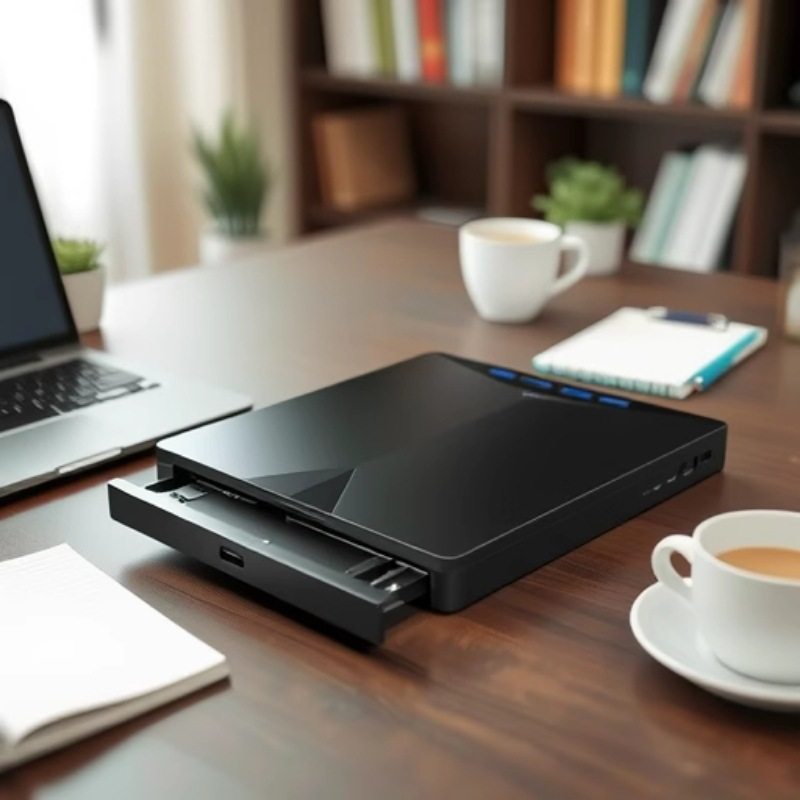 Multi-function expansion external drive DVD burner 7-in -1 USB/TYPE interface can be external U disk