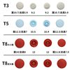 75 Colors in Stock T5 Plastic Snap Fasteners Small Batch Resin Snap Buttons Eco-Friendly Pom Plastic Snap Fasteners for Baby Clothes