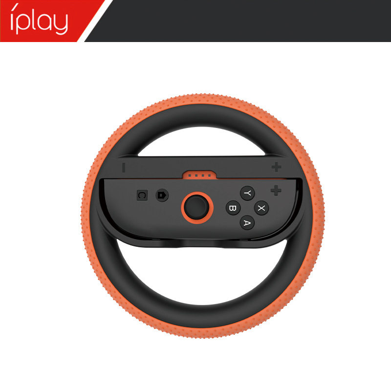 Switch2 Generation Left and Right Handle Racing Round Steering Wheel Ns2 Handle Steering Wheel 2 Pack with Anti-Slip Particles