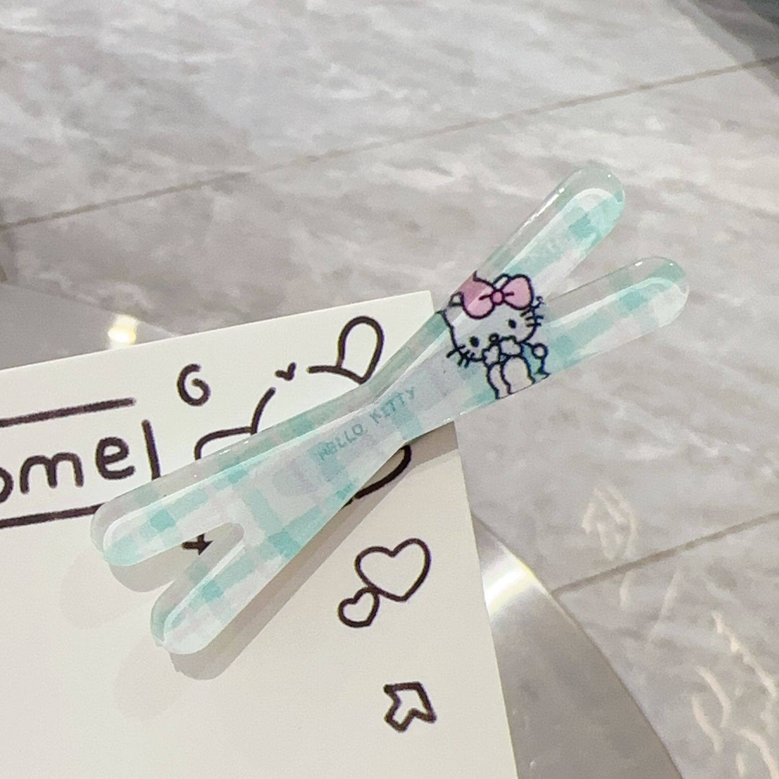 甜美少女心透色KT猫发夹可爱学生刘海夹侧边夹ins高颜值发卡发饰