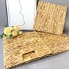 Cross-Border Dropshipping Gourd Straw Woven Storage Basket Folding Storage Basket Rattan Storage Basket Bedroom Storage Basket Foldable