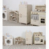 Nordic style simulation refrigerator doll room mini furniture boys and girls cooking pot suit kitchen toy washing machine