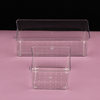 Office Desktop Storage Box Transparent PET Jewelry Box Cosmetic Finishing Basket Small Storage Basket Drawer Classification Box