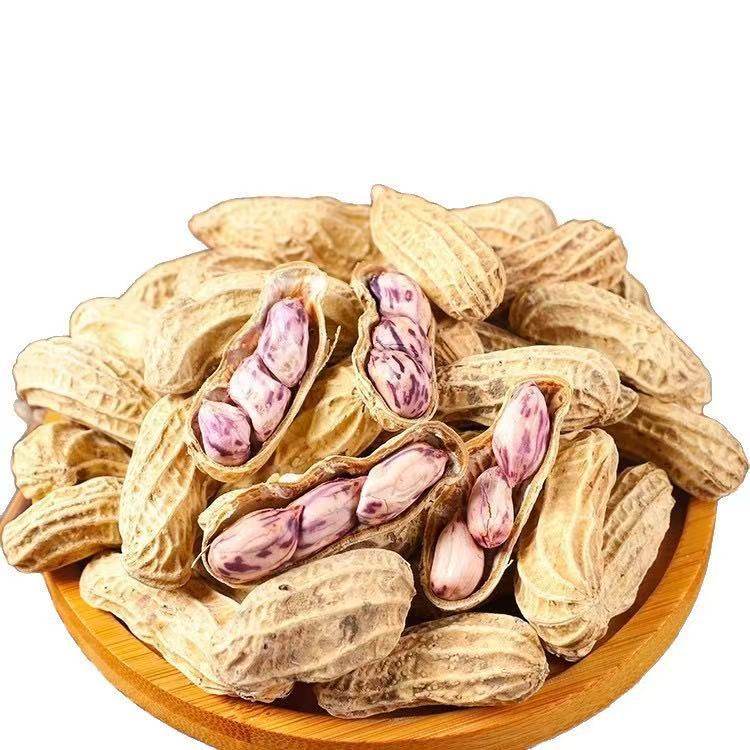 Yunnan Salted Dried Colorful Peanuts Fresh Cooked Sun-Dried Original Flavor Shelled Fruit Peanuts Nuts Roasted Snacks New Year Snacks