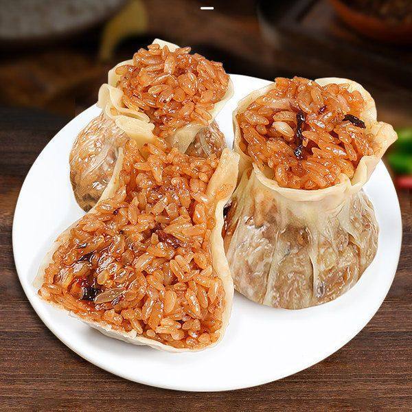 Paper-Skinned Shaomai Shaomai Instant Student Breakfast Semi-Finished Product Heated Ready-To-Eat Mushroom Glutinous Rice Shaomai Frozen Home Commercial
