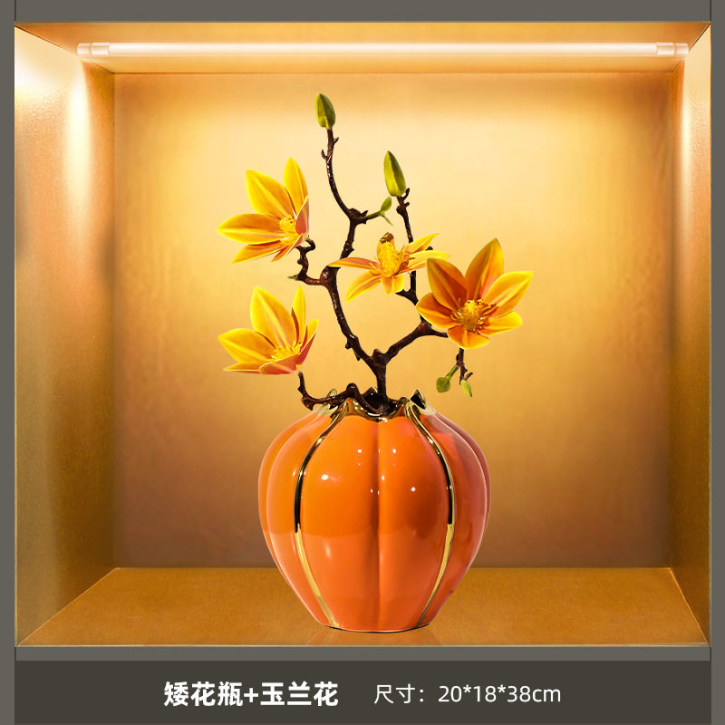 新中式高档酒柜装饰品餐边柜摆件客厅创意家居饰品室内软装装饰