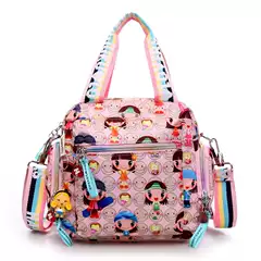 All-match Oxford Printed Women's Handbag Korean-style Waterproof Nylon Cartoon Shoulder Bag Crossbody Trendy Amazon