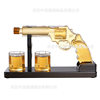 Creative Pistol Shape Glass Decanter Gun Whisky Wine suit High Borosilicate Glass Bottle