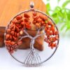 Amazon Natural Crystal Gravel Winding Colorful Life Tree Pendant Necklace Natural Stone Fortune Tree Dream Pendant