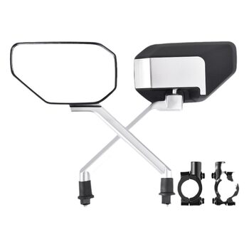 Wholesale Electric Bicycle High-Definition Large Field of View Rearview Mirror Three-Wheeled Motorcycle Convex Reflective Mirror Electric Motorcycle Accessories