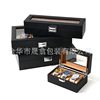 High-End Watch Storage Box, High-End and Exquisite Household Watch Display Box, Carbon Fiber Leather Large-Capacity Dust-Proof Box