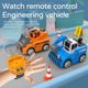 Cargo Global Watch Remote Control Excavator Remote Control Car Excavator Remote Control Engineering Truck Dump Truck Children's Toys