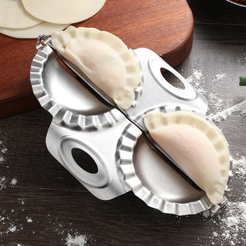 Factory Customized Stainless Steel 304 Double-Headed Manual Dumpling Making Machine, Dumpling Clip, Dumpling Making Tool, Dumpling Making Mold