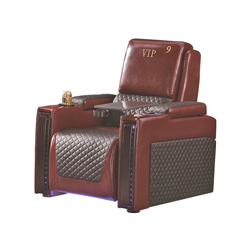 工厂批发豪华头等电动舱可躺vip影音室皮艺沙发家庭影院沙发单人
