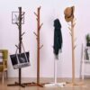 Temu Bamboo Coat Rack, Clothes Rack, Floor-Standing Bedroom Simple Clothes Rack, Household Simple Modern Style