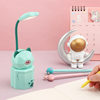 Foreign trade cross-border cartoon cute pet rechargeable table lamp USB folding eye protection learning desk lamp bedroom bedside lamp night light