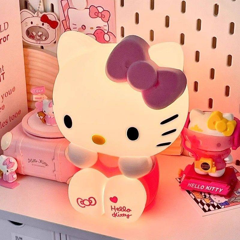[Hollekt Cat Colorful Pat Lamp] Bedroom Night Light Atmosphere Bedside Lamp as a Birthday Gift for Friends and Besties