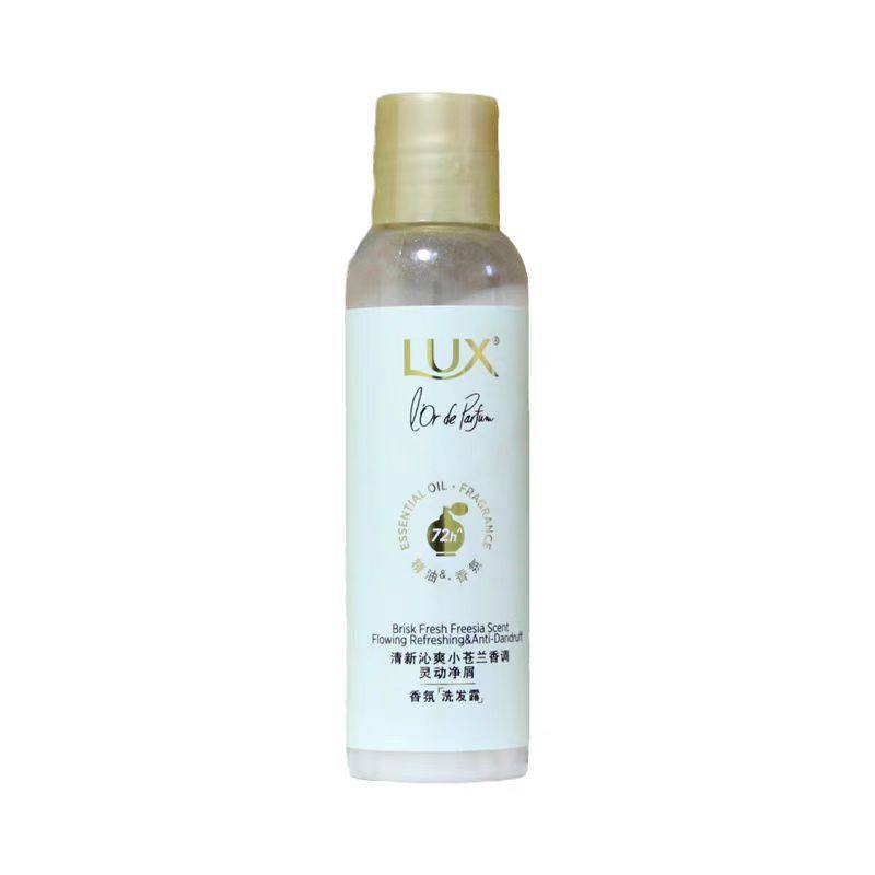 Lux Shampoo 100g Sample Portable Travel Pack Small Bottle Water Moisturizing Silky Freesia Peach Blossom Shampoo