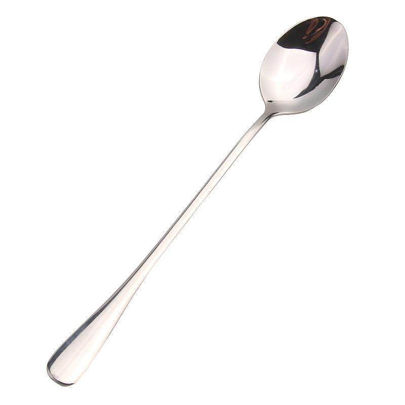 304 stainless steel coffee spoon long handle spoon ice spoon seasoning spoon mixing spoon ice spoon milk tea long handle spoon seasoning spoon