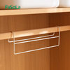 FaSoLa iron wardrobe storage rack high and low dislocation hanger home space-saving multifunctional clothes hanger
