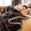 Raschel Blanket Quilt Thickened Winter Flange Coral Fleece Blanket Student Fleece Blanket Bed Sheet Double Layer Blanket Wholesale