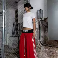 Yori New 2027 High-Waist Two-Color Waist Ice Porcelain Cotton Breathable Antibacterial Sports Boxer Briefs for Men and Women