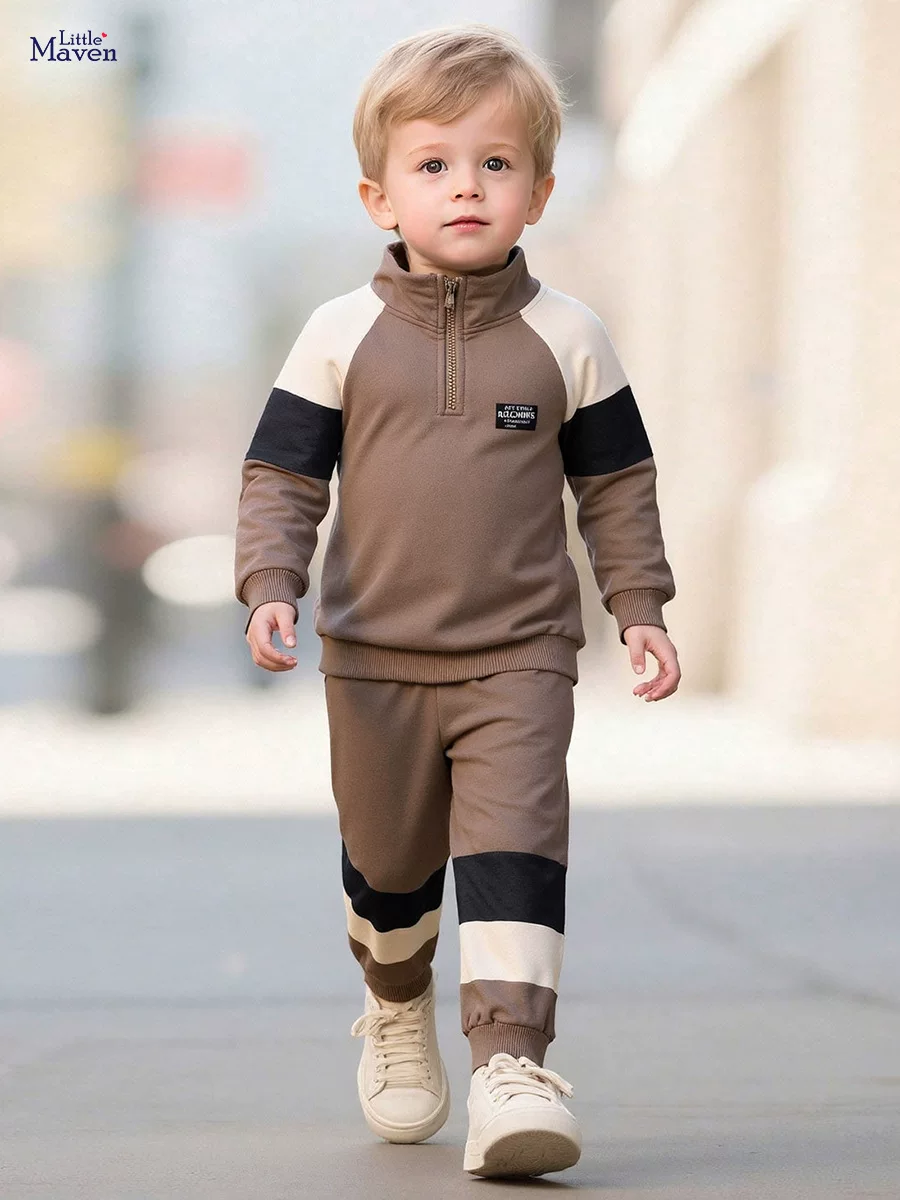 Boys' Autumn Set Wholesale from Factory, Stylish Long-Sleeve Kids' Outfit, Fashion Baby Wear