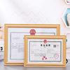 Business license frame certificate frame individual industrial and commercial household original frame plastic wooden three-in-one horizontal version Company photo frame