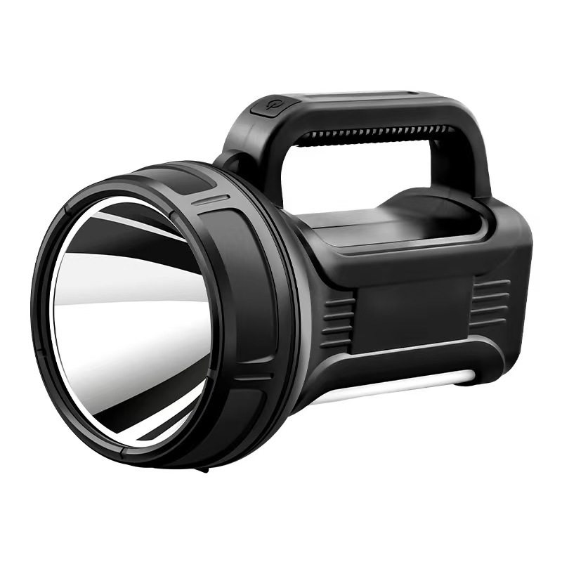 New Outdoor Strong Light Multi-Function Lighting Flashlight Rechargeable Solar Portable Light Patrol Search Work Light