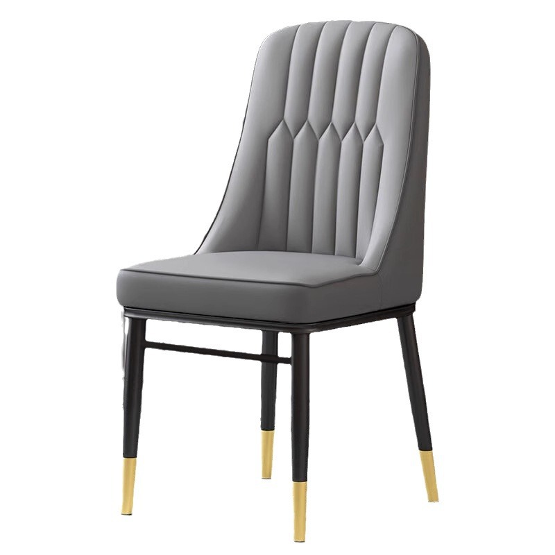 餐椅家用现代轻奢靠背椅意式简约设计师款化妆椅酒店会议洽谈椅子