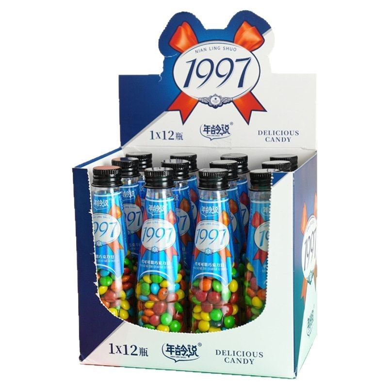 Colorful Chocolate Bean Wine Bottle mm Bean Cola Bottle Candy Snack Substitute for Cocoa Butter Kidsren's Sharing Food