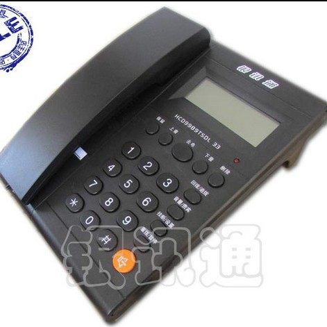 工厂直销电话机座机来电显示有线绳前台办公室固定家用电话