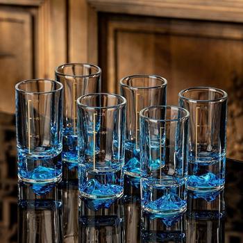 Blue Mountain Liquor Glass 0.1kg Home Set Light Luxury High-End Liquor Dispenser Scale 0.05kg Crystal Glass Wine Set Cup