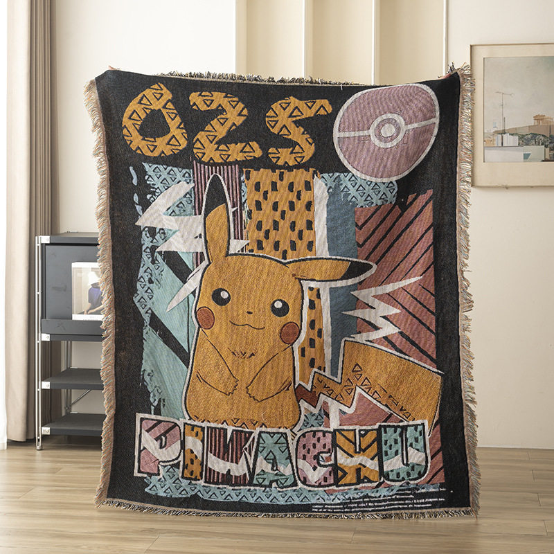 2025 New Retro Oil Painting Style Blanket, Leisure Blanket, Sofa Towel, Hanging Cloth Cover, Carpet, Tablecloth, Bedside Blanket, Blanket