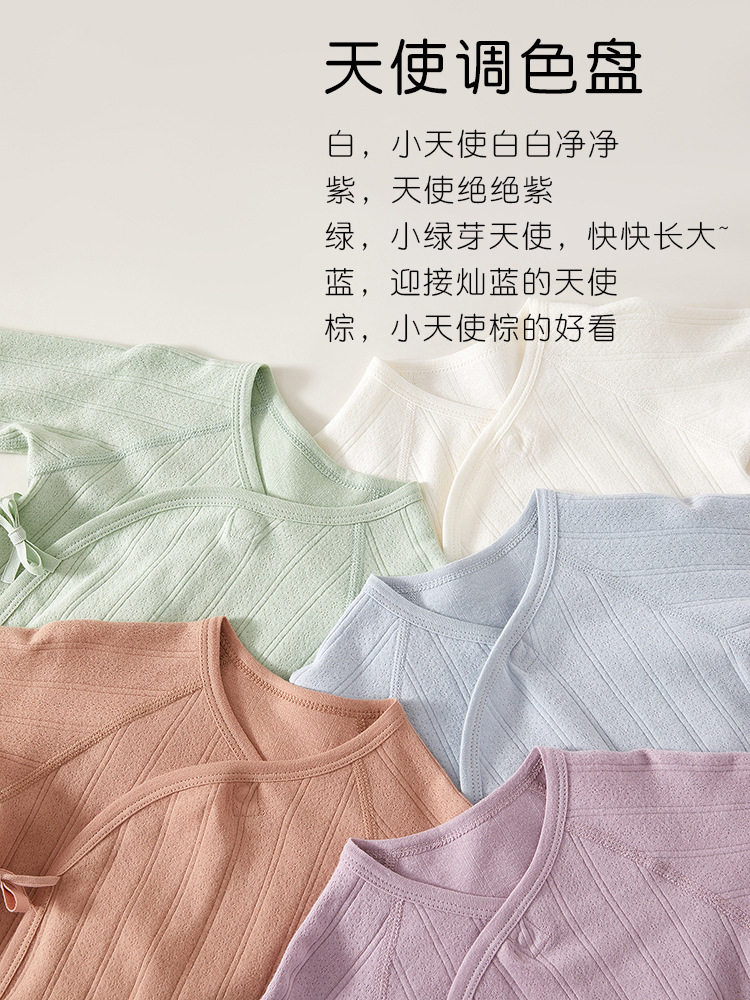 Baby sheath clothes spring, autumn and winter long-sleeved baby one-piece clothes bottoming inner wear newborn cotton romper Heshang clothing